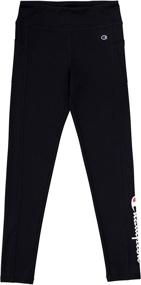 img 3 attached to 👖 Champion Heritage Stretch Leggings Heather: Stylish Girls' Leggings for Comfortable Clothing