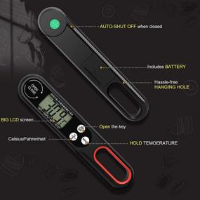 img 3 attached to 🔥 Quick and Accurate: Instant-Read Digital Meat Thermometer for Hassle-Free Cooking