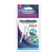🍬 gumchucks universal flossing tip refills: fast and easy flossing, perfect for adults and kids (30 count) logo