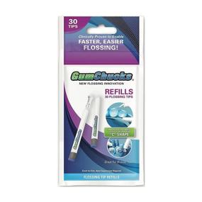 img 2 attached to 🍬 GumChucks Universal Flossing Tip Refills: Fast and Easy Flossing, Perfect for Adults and Kids (30 Count)