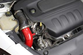 img 3 attached to HPS 837-571R Red Cold Air Intake Kit Cool Long Ram CAI