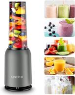 🥤 cincred personal blender - smoothie blender for milkshake, fruit and vegetable drinks, small mini food blenders processor shake mixer maker with 2 pieces 400ml travel cup логотип