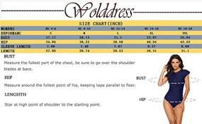 img 1 attached to 👙 Wolddress Rashguard Surfing Swimsuit Swimwear: Stylish Women's Clothing for Swimsuits & Cover Ups