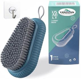 img 4 attached to Soft Laundry Clothes Shoes Scrubbing Brush - 🧽 Ideal for Bathrooms, Bathtubs, Carpets, Sinks, Curtains, and Tablecloths