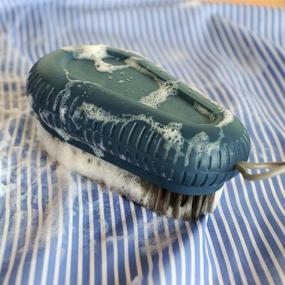 img 2 attached to Soft Laundry Clothes Shoes Scrubbing Brush - 🧽 Ideal for Bathrooms, Bathtubs, Carpets, Sinks, Curtains, and Tablecloths