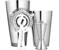 🍹 gonioa professional bartender two piece stainless: perfect mixology companion for masterful cocktails логотип