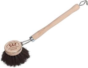 img 3 attached to 🐎 Redecker Horsehair Dish Brush: Gentle Natural Bristles, Beechwood Handle, 9-1/2 inches, Made in Germany