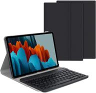 galaxy tab s7 11” 2020 keyboard case - ywxtw sm-t870 sm-t875 sm-t878, slim lightweight magnetic detachable wireless bluetooth keyboard cover, backlit, for galaxy tab s7 sm-t870/t875/t878 - black logo