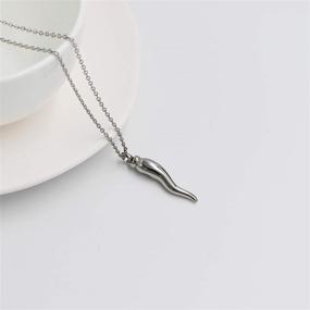 img 3 attached to 📿 Stainless Steel Keepsake Necklace: AIWENXI Cremation Pendant Jewelry for Girls