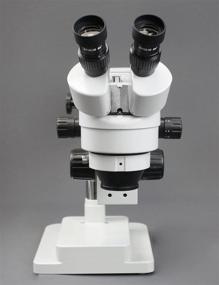 img 3 attached to 🔬 Vision Scientific VS-5FZ-IFR07 Simul-Focal Trinocular Zoom Stereo Microscope: 10x WF Eyepiece, 0.7X-4.5X Zoom, 3.5X—90x Magnification, 0.5X & 2X Auxiliary Lens, Double Arm Boom Stand, 144-LED Ring Light