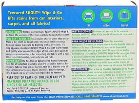 img 1 attached to 👕 Pack of 2 Shout Wipe & Go Instant Stain Remover Wipes - 12 count