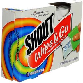 img 2 attached to 👕 Pack of 2 Shout Wipe & Go Instant Stain Remover Wipes - 12 count