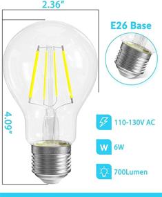 img 3 attached to Superior Equivalent Daylight Filament Bulb: SHINESTAR Non-Dimmable