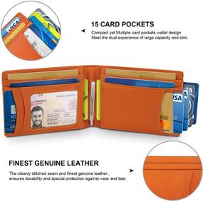 img 3 attached to 👛 Efficient Leather Wallets with Minimalist Design & RFID Blocking Technology