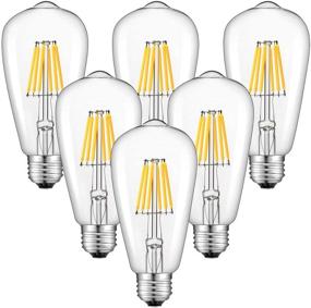 img 4 attached to 💡 CRLight Dimmable Vintage Filament Bulb: Authentic Vintage Design with Dimming Capability