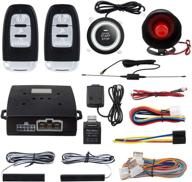🚗 easyguard ec003-ns car alarm and engine start system with proximity entry, push start button, remote start, and shock alarm - dc12v logo