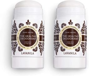 img 4 attached to 🌿 Lavanila - The Healthy Deodorant 2 Pack: Aluminum-Free, Vegan, Clean, and Natural - Pure Vanilla Set (2 oz Deodorants)