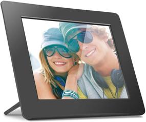 img 4 attached to Aluratek 8 Inch LCD Digital Photo Frame - Auto Slideshow USB/SD/SDHC - Black
