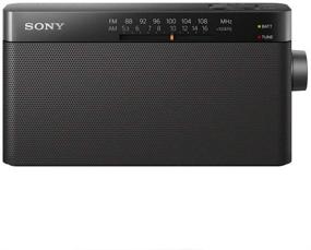 img 4 attached to 📻 Sony ICF-306 Portable AM/FM Radio - Black: Compact and Powerful Listening Experience