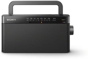 img 3 attached to 📻 Sony ICF-306 Portable AM/FM Radio - Black: Compact and Powerful Listening Experience