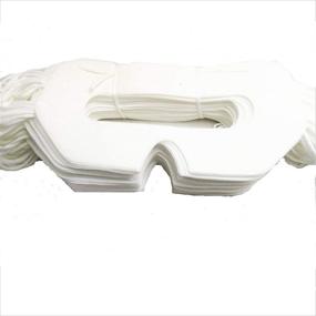 img 4 attached to 100-Pack White Disposable VR Face Covers - Sanitary VR Cover Pads for HTC Vive, PS VR, Gear VR, and Oculus Rift