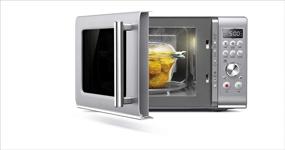 img 2 attached to Микроволновая печь Breville BMO650SIL Compact Wave Soft Close в серебристом цвете - Оптимизируйте свой поиск!