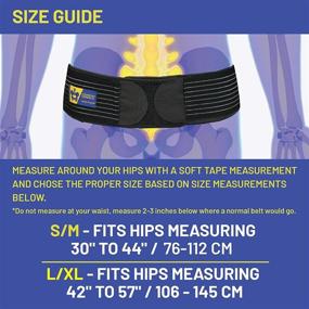 img 3 attached to 🩺 Small/Medium Everyday Medical SI Belt - Sacroiliac Joint Brace for Men and Women I Hip Support Belt - Relieve Si Joint, Pelvis, Sacral, Sacrum, Hip and Sciatica Pain - Support and Comfort