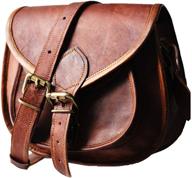 👜 women's vintage leather messenger cross body bag by urban dezire logo