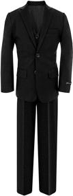 img 1 attached to 👔 Charcoal Boys' Formal Dresswear Suit - Boys' Clothing for Special Occasions