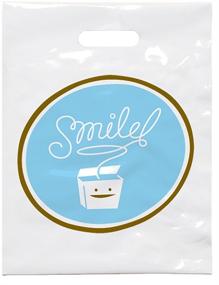 img 1 attached to 🎁 Pack of 100 Practicon 1109620 Smile Floss Patient Care Bags, 7-3/4" x 9