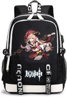 joyee genshin cosplay backpack charging backpacks logo