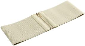 img 1 attached to 👗 Ayliss Women's Elastic Stretch Fashion Waistband Belts - Accessories for Enhanced Style