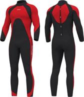 🌊 hevto wetsuits men 3mm neoprene full suits: stay warm in cold water for diving, surfing, swimming, and water sports logo