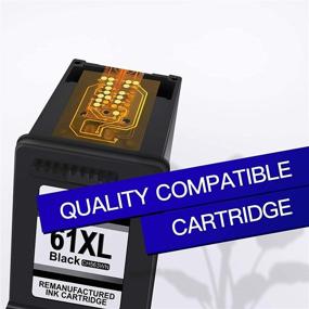 img 1 attached to GPC Image Remanufactured HP 61XL Ink Cartridge Replacement - Compatible with Envy 4500, Deskjet 1000, OfficeJet 4630: 2 Black, 1 Tri-Color