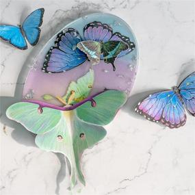 img 2 attached to 🦋 LET'S RESIN Realistic Paper Butterfly Moth: 46 Pcs Double-Sided Faux Butterfly Stickers for Resin Art & Crafts, Vintage Floral Decorations, Epoxy Resin Supplies and Accessories