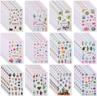 vibrant 72-sheet cactus stickers: decorate scrapbooks, journals, cards, and more! logo