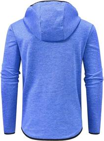 img 2 attached to Hoodies Workout Pullover Athletic Sweatshirt Sports & Fitness for Running