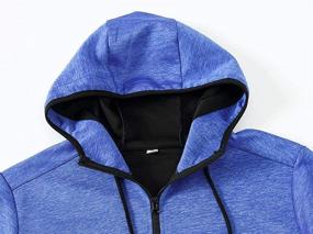 img 1 attached to Толстовки с капюшоном Workout Pullover Athletic Sweatshirt