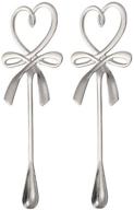 hanging stainless bowknot coffee mothers logo