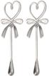 hanging stainless bowknot coffee mothers logo