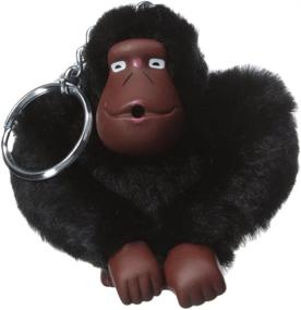 img 1 attached to 🐵 Kipling Sven Monkey Keychain - Stylish Black Charm for Keys