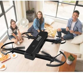 img 2 attached to Hobbico Gloss Black Selfie Drone - Drone for Selfies