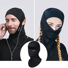 img 3 attached to 🏍️ ILM Motorcycle Balaclava Face Mask: The Perfect Headgear for Skiing, Snowboarding, Cycling, and Work - Unisex Design for Men and Women