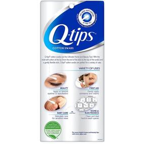 img 3 attached to 🌼 375 Count Q-tips Cotton Swabs: Original 100% Cotton Swabs for Hygiene and Beauty Care