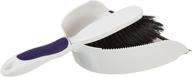 🧹 rubbermaid comfort grip dustpan and brush set - easy dirt pickup with rubber edge logo