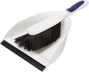 img 3 attached to 🧹 Rubbermaid Comfort Grip Dustpan and Brush Set - Easy Dirt Pickup with Rubber Edge