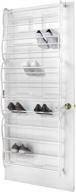 👞 sunbeam door shoe rack - white, holds 36 pairs logo