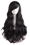 🏻 enhance your look with mapofbeauty 28 inch/70 cm charming women's long curly full hair wig (black) logo