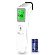 🌡️ non-contact forehead thermometer: infrared digital for kids & adults, fever alarm, memory recall, 1 second reading logo