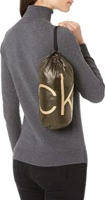 img 1 attached to 🧥 Calvin Klein Women's Lightweight Chevron Packable Coats, Jackets & Vests